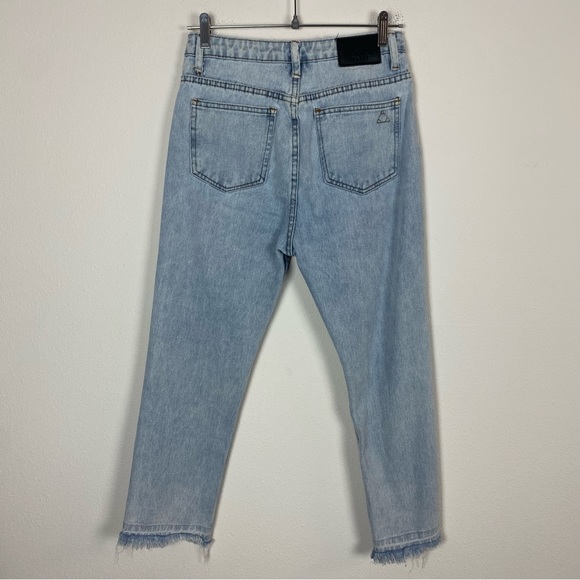 🎉HOST PICK!🎉 UNIF Acid Wash Distressed Straight Leg Denim Jeans - Picture 4 of 12